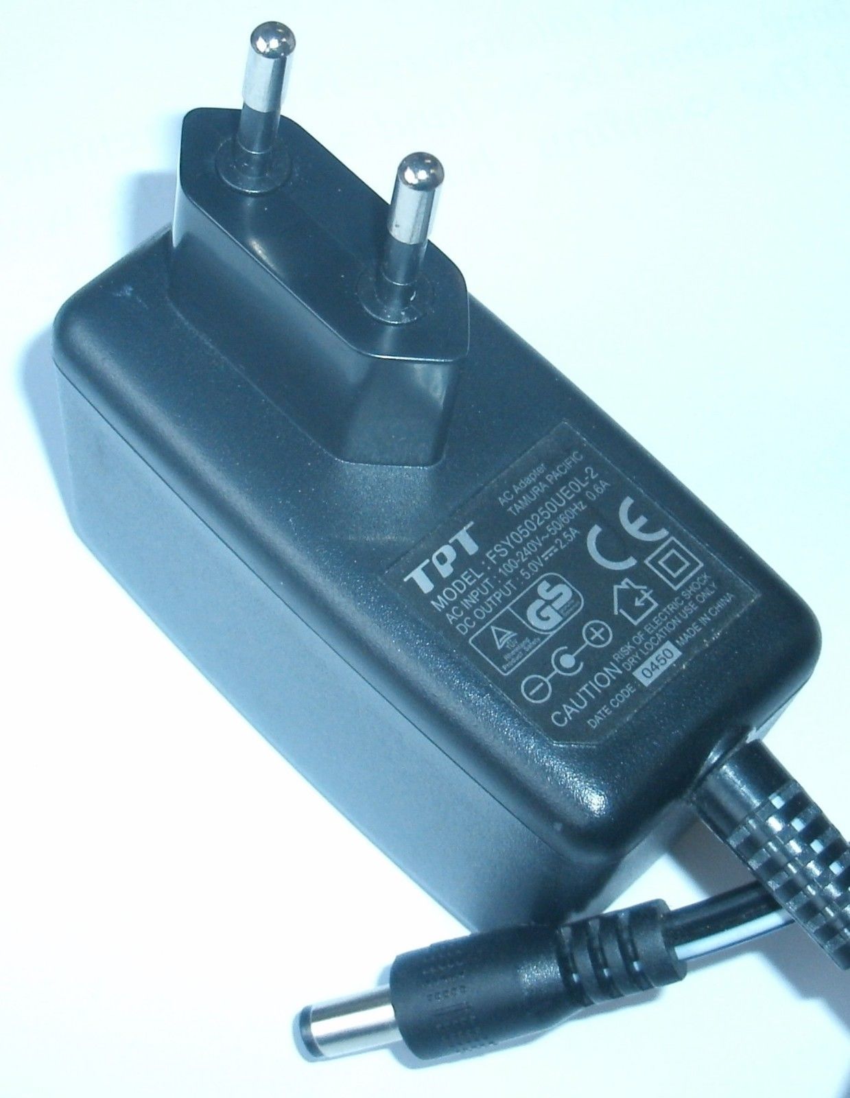NEW 5V 2.5A TPT FSY050250UE0L-2 Power Supply Charger AC ADAPTER